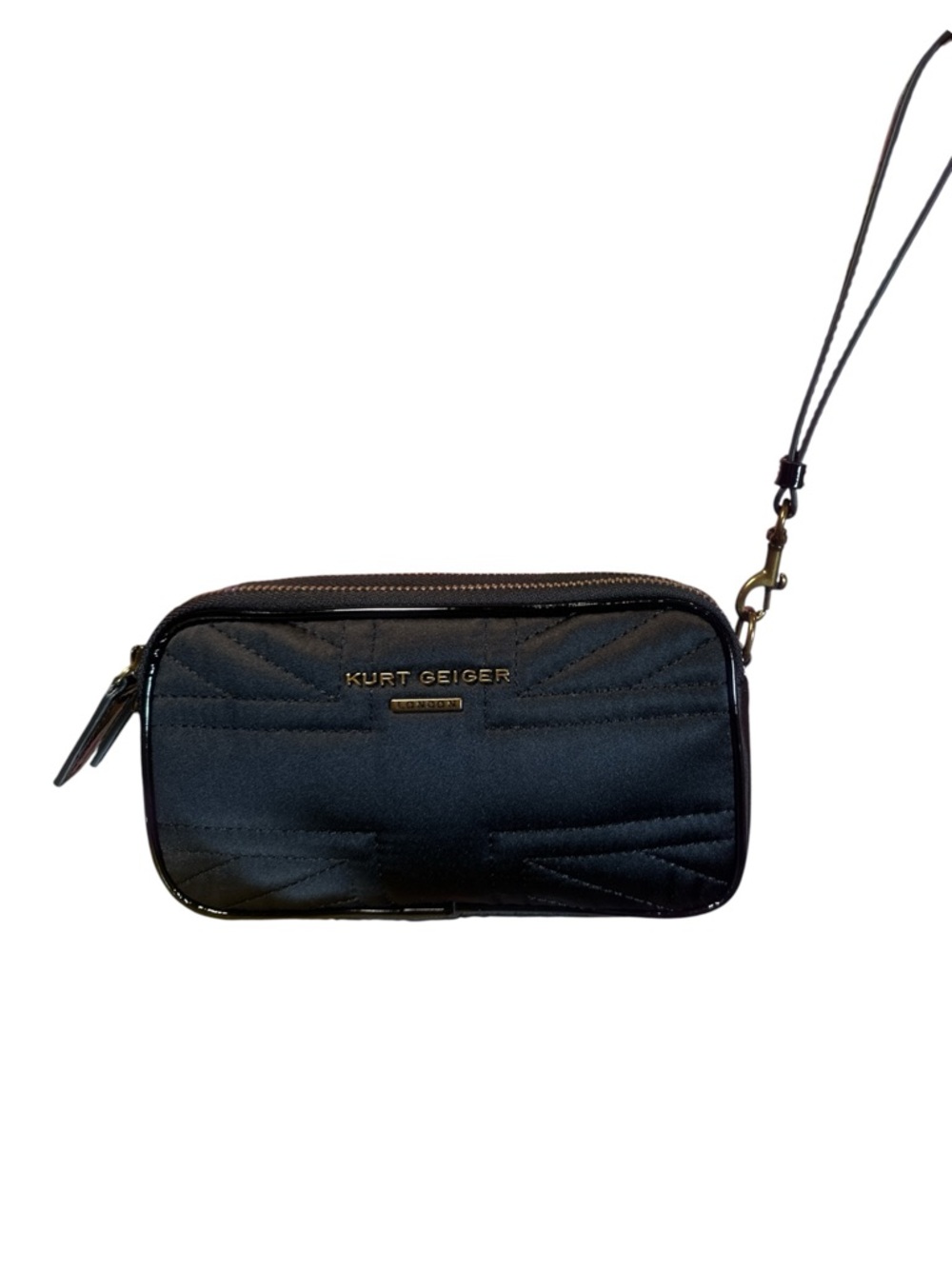 Kurt Geiger Union Jack Recycled Camera Crossbody/ Wristlet NWOT - Picture 4 of 13